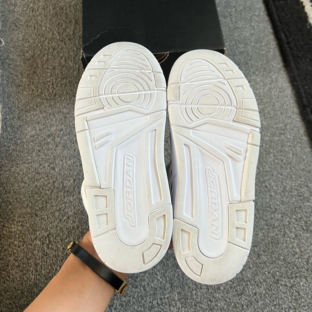 Air Jordan kids Flight Origin 4 White Sneakers - Picture 9 of 13